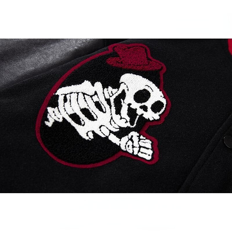 'Skeleton' Varsity Jacket