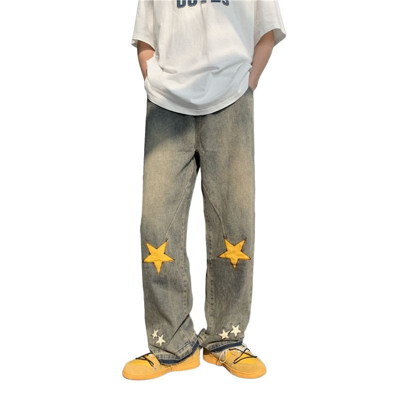 'Yellow Stars' Jeans