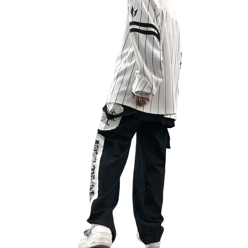 'Balck & White' Cargo Pants