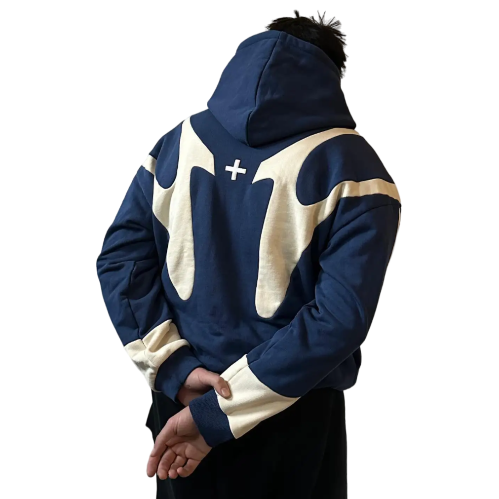 'Wave' Zip-up Hoodie