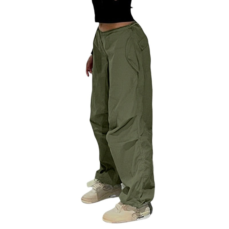 'Solid' Parachute Pants