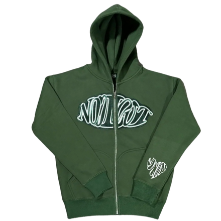 'Nine' Zip-up Hoodie