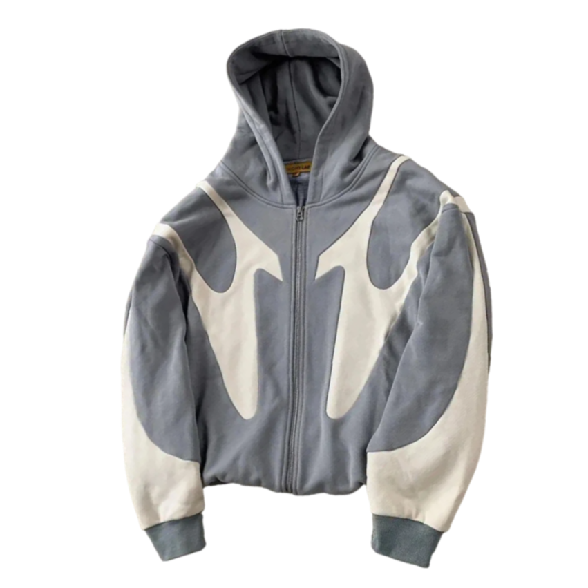 'Wave' Zip-up Hoodie