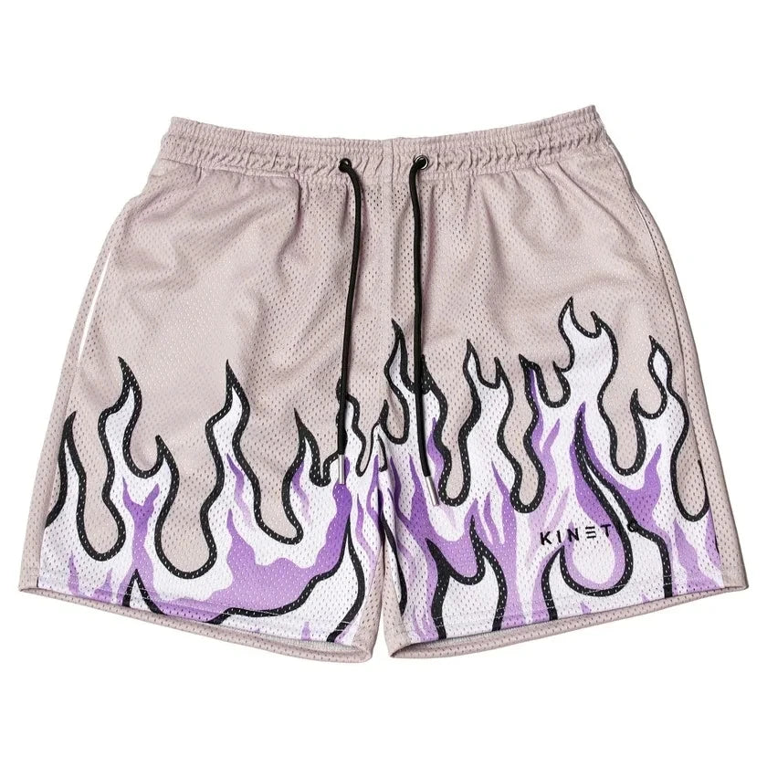 'Purple Flame' Shorts