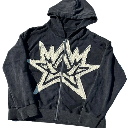 'Star' Zip-up Hoodie