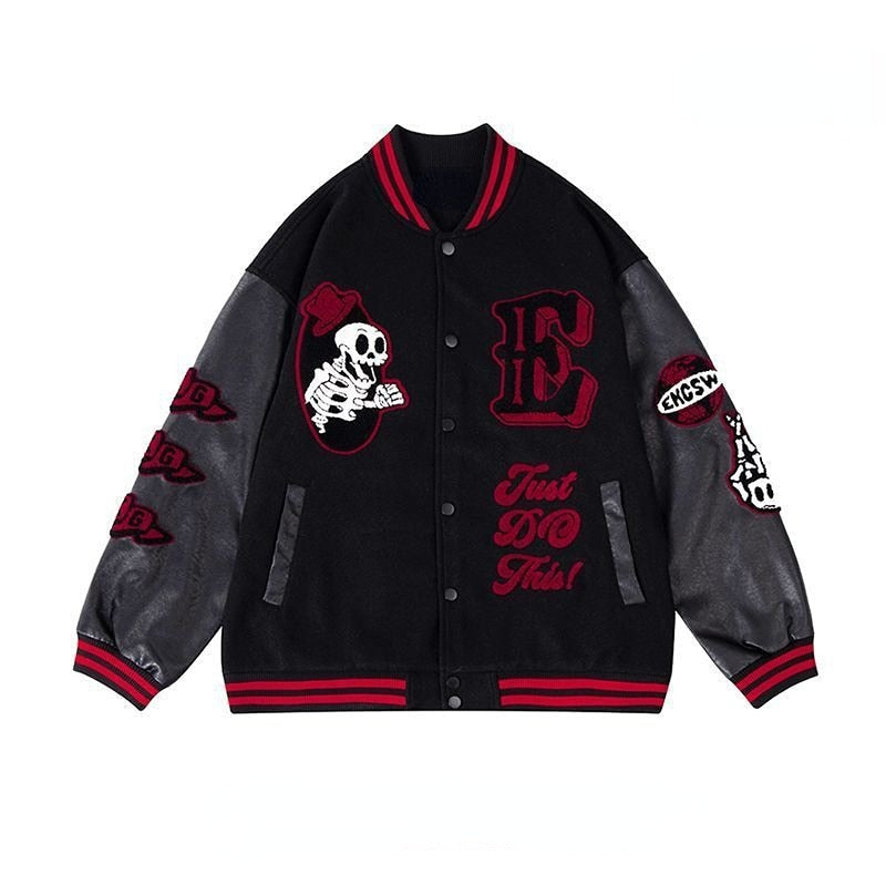 'Skeleton' Varsity Jacket