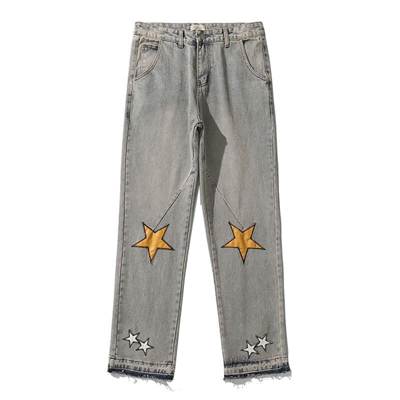 'Yellow Stars' Jeans